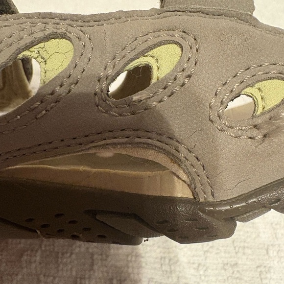 MERRELL Continuum Sandal Women 8 Tan Leather Vibram Waterproof Slingback Hiking - Picture 7 of 11